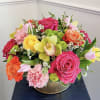 An array of sherbet hue spring blooms