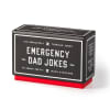 Black box of dad jokes with a red base