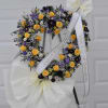 - 24 inches Heart Shaped Standing Spray
Include:
- 1 wooden stand 66 inches
-