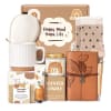 Soft peach blooms and cozy comforts come together in this Self Care
