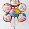 Bright, playful, and impossible to miss, this six-balloon foil bouquet is made