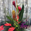 An artful mix of tall tropicals that will make them think they
