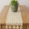 56" x 13" table runner with a medallion pattern