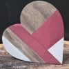 Fun patchwork style heart is a great gift for a loved one
Dimensions: