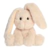 8" peach bunny plush