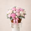 Brighten any space with our Elegant Flower basket Arrangement! Bursting with vibrant