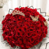 Buchon bouquet 100 red roses