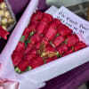 Enjoy 24 roses with beautiful wrapping paper&hellip; 

&ldquo;The Cupid Post&rdquo; paper will