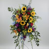This standing spray is a summer stunner; perfect for the loved one