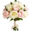 Cute wedding composition of ivory and cream roses with greenery.
Gifts and Flowers