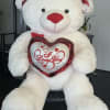 40" White Teddy Bear