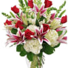 Beauty and romance! Send a magnificent combination of fragrant red Roses, locally