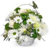 A fresh flowers basket is perfect and ready for St Patrick's Day