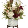 Brighten their day with Teleflora's Timeless Treasure Bouquet, showcasing radiant red and