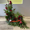 FLORAL ARRANGEMENT FOR URN WITH RIBBON WITH THE NAME (YOU CAN CHOOSE