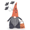 Halloween gnome plush with orange hat and pumpkin bag