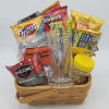 Bright, casual, and made for sharing - this snack basket with a