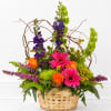 A lively burst of color, this Springtime Basket is a cheerful everyday