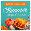 Designer&rsquo;s Choice Summer in a Vase features a fresh mix of seasonal