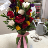 A tall, vibrant mixed bouquet that reads like a joyful celebration-perfect as