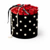 Peque&ntilde;a caja Nebraska decorada con delicadas perlas ,creando un regalo moderno fino