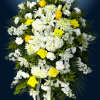 A gentle palette of whites and yellows.
