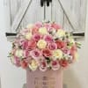 Experience the epitome of floral elegance with our Blush &amp; Bloom arrangement