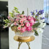 A beautiful bouquet of pink passion blooms is the perfect way to