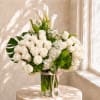 Amore Eterno Roses Bouquet: 3 doz. roses, hydrangeas, fillers, greens, and orchids