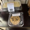 Packaged chocolate chip cookie in a clear plastic clamshell