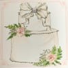 Simple enclosure card featuring a wedding cake. A special touch to add