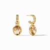 Gold Jolie Hoop and Charm Earring, Multi Stone

Discover the art of giving