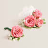 Pink Spray Rose Corsage And Boutonniere
