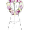 Soft pastel pink and lavender blooms combine to make a sweetheart combination.
