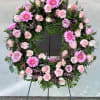 4 inch Pink Easel Wreath, created with love by Toya. 

Sending this