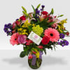 A mixed of flowers using bright colors