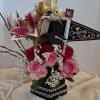 A sophisticated graduation masterpiece presented in an embellished black gala box. This