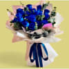 Celebrate Dad with an avant-garde floral design. This sophisticated hand-tied bouquet combines