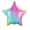 18" Gradient Pastel Star Foil Balloon