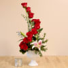 Expect excited exclamations with this unusual "stairway" of vibrant roses! A magnificent