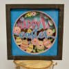 Hand crafted art by local artist Alana Kreitel. Measuring 9x9 inch, a