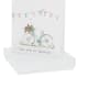Greeting card with sterling silver earrings