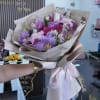 Clouds is a soft, romantic handheld flower arrangement perfect as a birthday