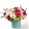 Inspired by Palm Beach luxury, soft pink, white and blue create effortless