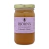 Jar of lavender whipped Colorado honey with a purple label