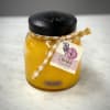 34 oz Jar Candle: burns for approx. 155 hours. 
Cheerful Giver "Keepers