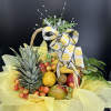 This handcrafted  fruits arrangement crafted with organic ,hand selected fruits sourced