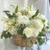Ideal for memorial services, bedside comfort, or refined wedding d&eacute;cor, this basket
