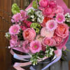 Stunning flower bouquet full of Ranunculus, and other mixed flowers