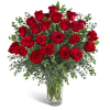 Two Dozen Red Hot Roses features twenty four premium red roses arranged
